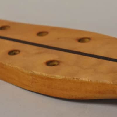 1960's Danelectro "Traditional Peghead/Bottle" Prototype Neck Natural w/Box image 7