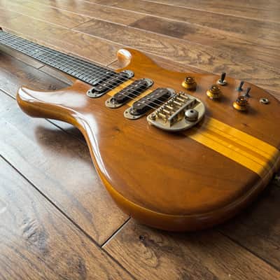 Vintage 1979 Greco GO II Brazen Picker Electric Guitar Walnut Brown MIJ Fujigen Japan image 5