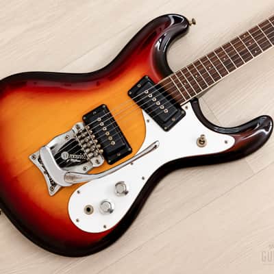 1991 Mosrite Ventures Model USA-Made "Built in Soul" Sunburst w/ Vibramute & Case, Semie Moseley image 1