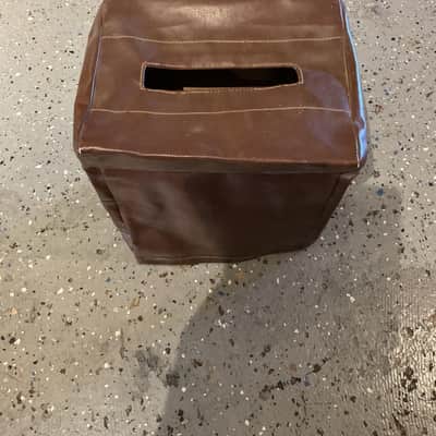 Amp slip cover BROWN Leather no name (used) image 2