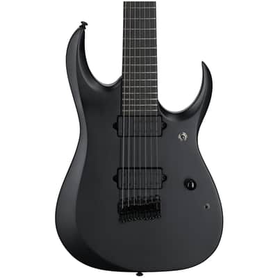 Ibanez RGDRB71 Iron Label Electric Guitar, 7-String, Black Flat Bild 4