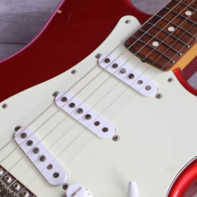 1993 Fender Japan ST62-53 '62 Reissue Stratocaster (Candy Apple Red) image 5