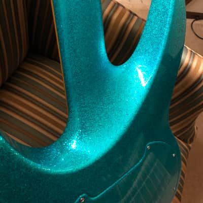 Aristides 060 Aqua green sparkle gloss image 11