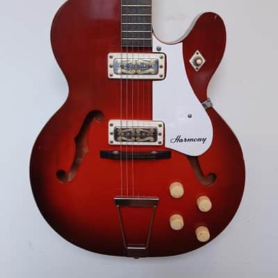 Harmony H54 Rocket II - 1960s - Red Burst image 5