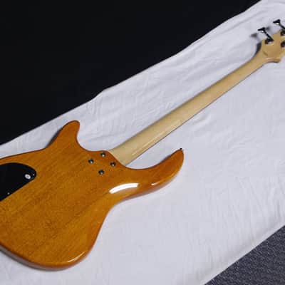 DEAN Edge 1 4-string BASS guitar NEW Amber w/ TG LIGHT CASE - Chrome Hardware image 6