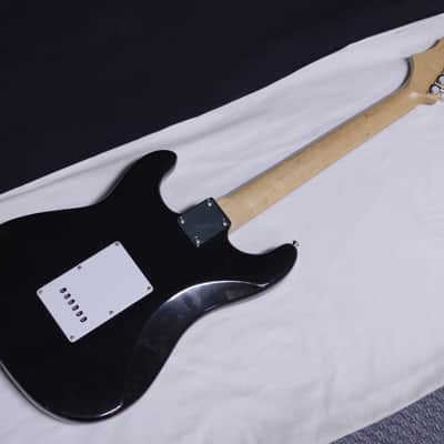 RONNIE JAMES DIO - signed Crescent electric guitar - Black image 5