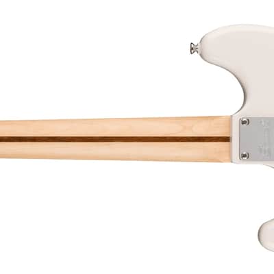 Squier Sonic Bronco Bass, Maple - Arctic White image 3