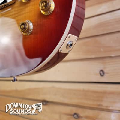 Gibson Les Paul Standard 50s Figured Top with Gibson Hardshell Case - Heritage Cherry Sunburst image 4