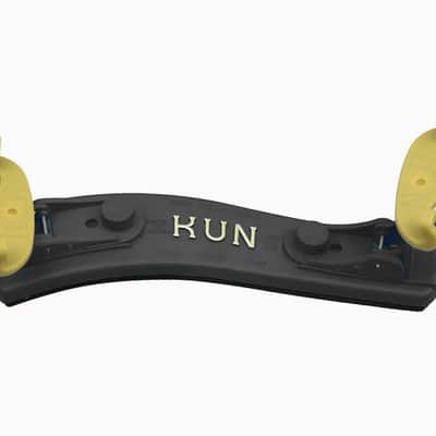 Kun Mini 1/16-1/4 Collapsible Fully-Adjustable Comfort Contour-Curve Violin Shoulder Rest Brown Fits 11" Viola image 2