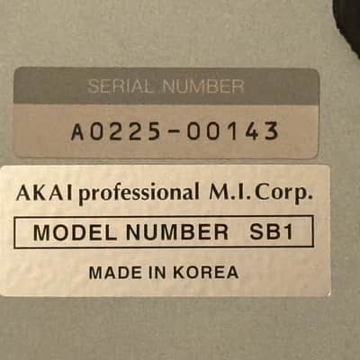 Akai Deep Impact SB1 Bass Synth – Very Good – Original Matching Serial Box + PSU image 12
