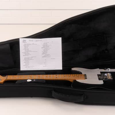 Suhr Modern T Andy Wood Signature Electric Guitar, Roasted Maple Fingerboard, War Black image 2