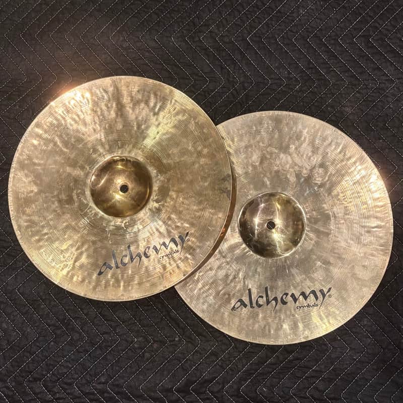 Istanbul Agop 14”Alchemy series Istanbul Agop Alchemy 14” ART hi hat cymbal pair 2000s | Reverb