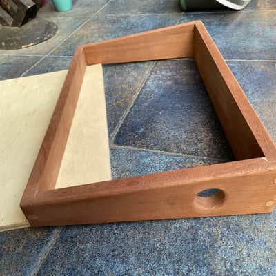 Sapele African Mahogany Custom Pedalboard West Coast Pedalboard Style image 12