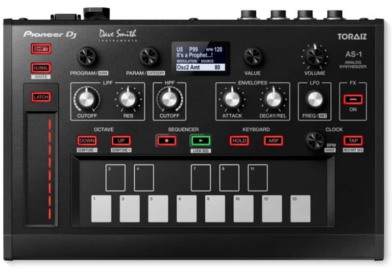 Pioneer Toraiz AS-1 Monophonic Analog Synthesizer 2010s - Black image 1