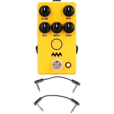 JHS Charlie Brown V4 Channel Drive Pedal with 3 Patch Cables image 2