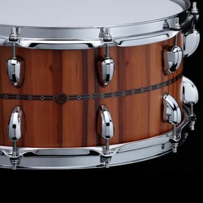 Tama Star Reserve G-Mahogany Snare Drum Satin Natural Tineo image 5