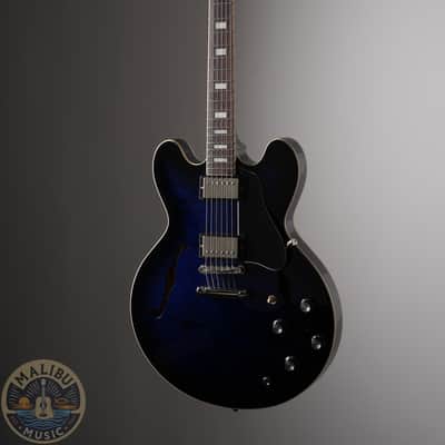 Gibson ES-335 Figured Custom Color Deep Ocean Burst image 3