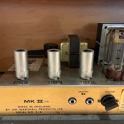 Marshall JMP 1987 2-Channel 50-Watt Guitar Amp Head 1967 - 1975 - Black image 11