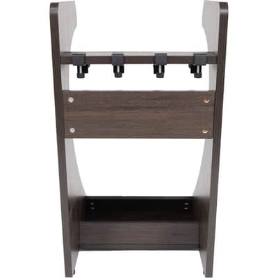 Gator Frameworks Elite Series 3 to 4-Space Guitar & Instrument Case Combo Rack Dark Walnut Brown Finish image 8