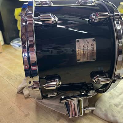 Yamaha Maple Custom Absolute Piano Black 10x8 Nouveau lugs Die Cast Hoops MINT! image 7