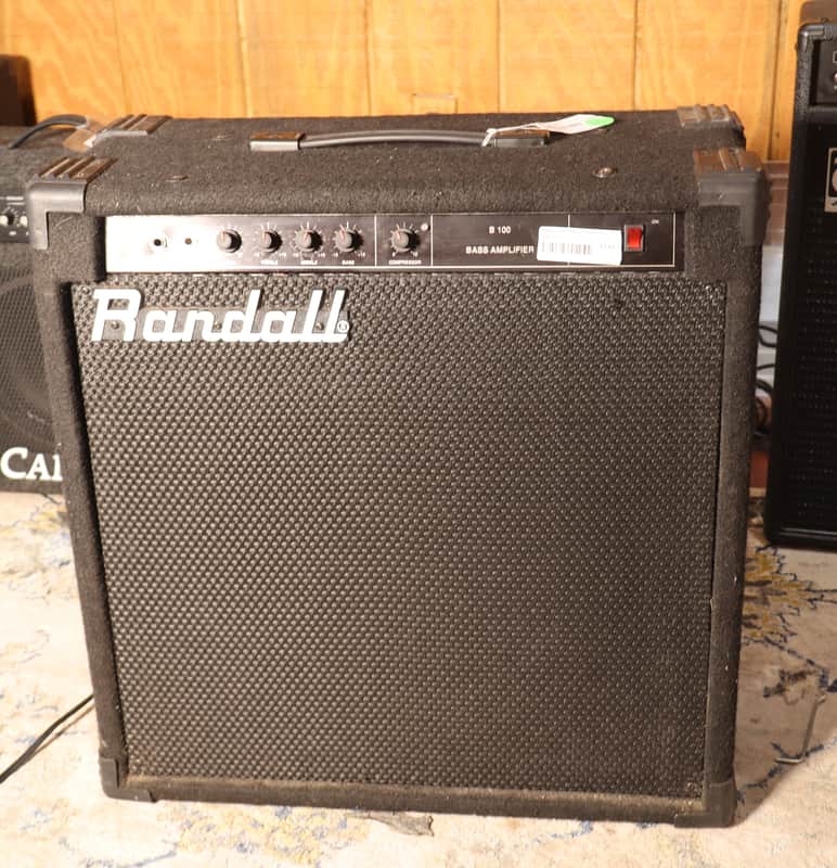 Randall B100 100 watt 1x15" bass combo amp used image 1