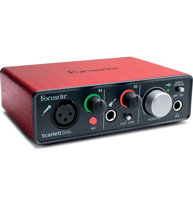 Focusrite Scarlett Solo 2nd Gen USB Audio Interface image 1