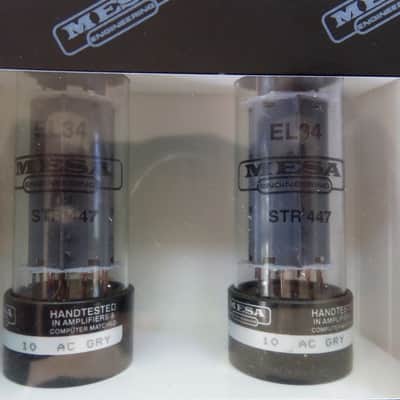 Mesa Boogie EL34 STR 447 NOS 2015 Matched Pair image 2