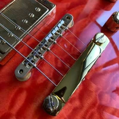 Edwards (ESP) Les Paul E LP 92SD/MQ - Quilted Mapletop image 5