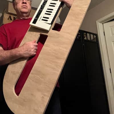Yamaha Reface KeyStep SeqTrak  "2-Face" Handmade Keytar Platform image 10