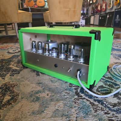 Hunter Amplifiers - 7x7 Custom Tube Amp Head - 18-watts - Green image 6