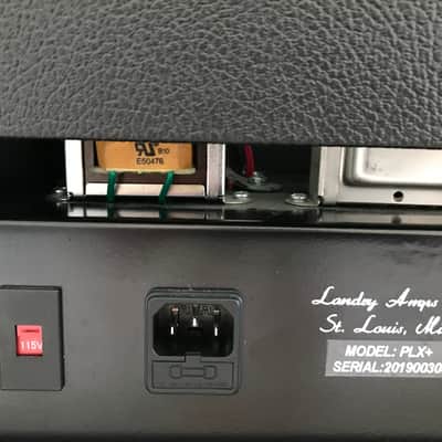 Landry Amps PLX+ Plexi 50 Watt Head with NOS Mullard Mustard Caps image 5