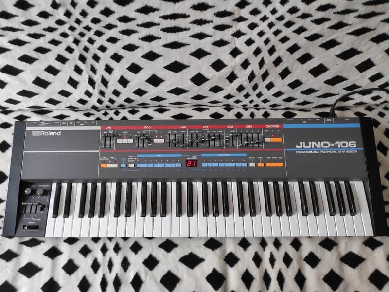 Roland Juno-106 61-Key Programmable Polyphonic Synthesizer- for collectors image 1