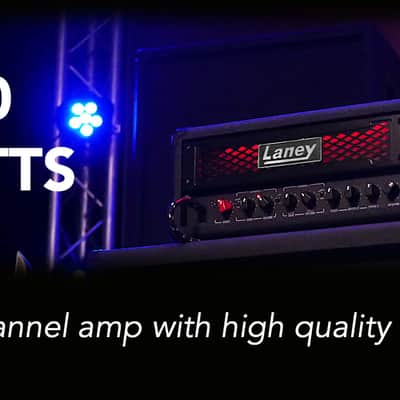 Laney IRF Dualtop 2 channel 60W Guitar Amp head w EQ Reverb and IR loader Cab Sim image 10
