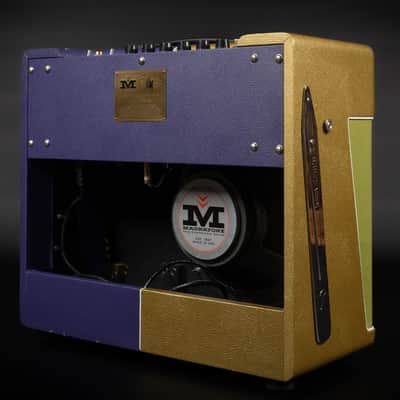 2021 Magnatone Super Fifteen - Mardi Gras | USA Billy Gibbons ZZ Top Limited Edition Handwired 15-Watt 1x12" Boutique Tube Guitar Combo Amp | CoA image 8