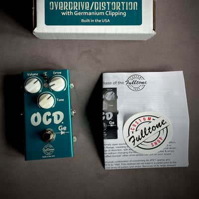 Fulltone Custom Shop OCD-GE Germanium Overdrive 2019 - Tahitian Teal image 1