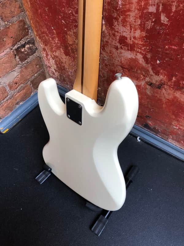 Fender Squier Silver Series MIJ Jazz Bass 1994 Off White | Reverb