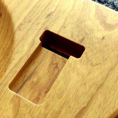 Warmoth 1-piece lightweight solid Swamp-Ash Stratocaster Body image 14