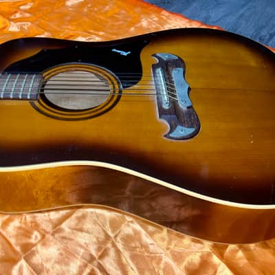 Vintage Framus Texan Acoustic Guitar 1960’s - Sunburst image 15