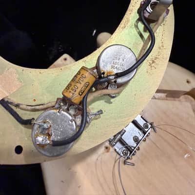 1956 Fender Mandocaster 100% original very early example 9/56 pencil date neck and body plays and sounds great - desert sand image 9