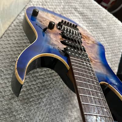 Ibanez RG1070PBZ-CBB Premium 2017 - 2019 - Cerulean Blue Burst image 16