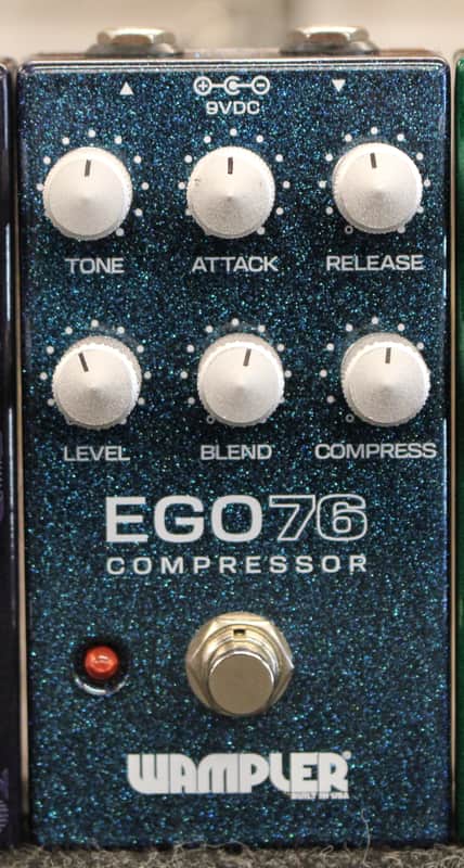 Wampler EGO 76 Compressor Guitar Effects Pedal Chameleon Sapphire image 1