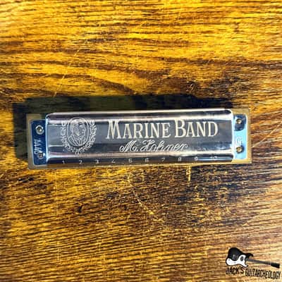 Hohner Marine Band 'G' Harmonica (1970s - Silver) image 4