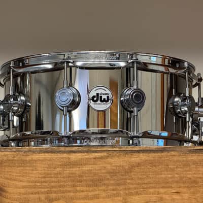 DW Collector's Series Nickel Over Brass 5.5x14 Snare Drum image 12