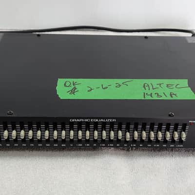ALTEC LANSING Vintage graphic equalizer Model 1431A , 31 Band 1/3 Octave (Mono) image 2