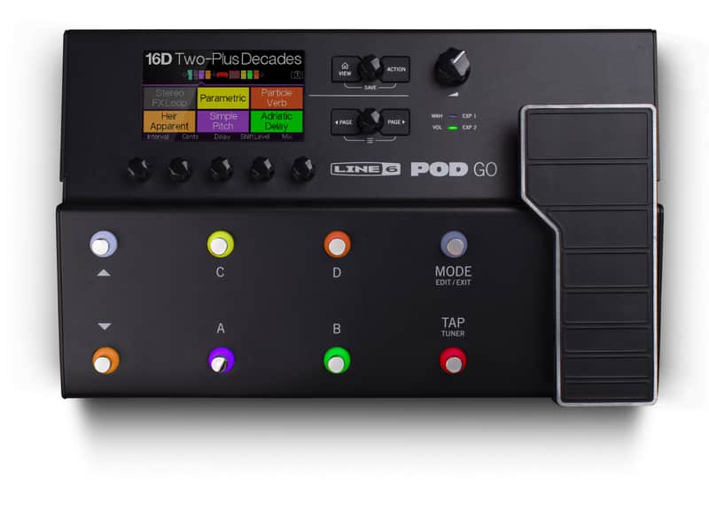 Line 6 POD Go Guitar Processor – Portable HX Tone with Simple Plug-and-Play Workflow
