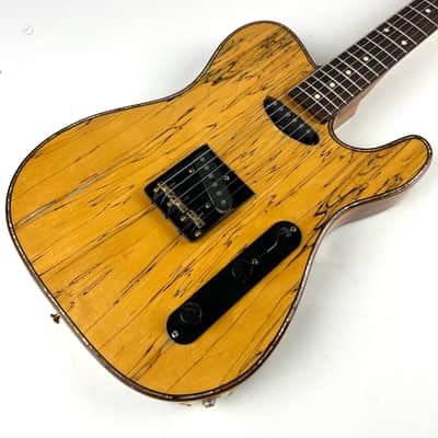 Custom Telecaster Abalone  Bound body with Spalted top. Rosewood board on Maple neck Fender Gigbag Included. image 2