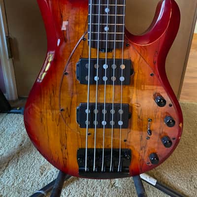 Sterling StingRay Ray35HHSM 2024 - Present - Blood Orange Burst image 2