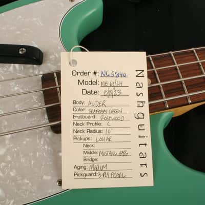 Nash Guitars MB-63 Seafoam Green Left Handed image 10