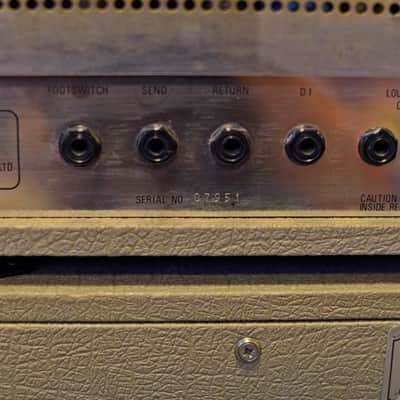 Marshall JCM 25/50 2553 Silver Jubilee 1987 25th Anniversary (2553 head + 2556A speaker) image 11