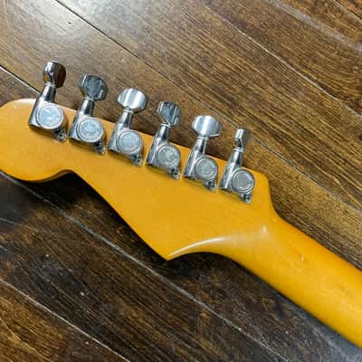 1985 Fender Japan Squier SST-30 'E' Serial Stratocaster with Rosewood Fretboard Black MIJ image 9